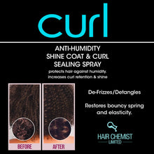 Load image into Gallery viewer, Hair Chemist CURL Anti Humidity Shine Coat &amp; Curl Sealing Spray 8 oz.
