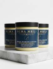 Load image into Gallery viewer, Duma Mbili Shea • Mango • Cocoa Triple-Butter Hair Balm
