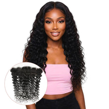 Load image into Gallery viewer, HD Lace Human Hair Frontal - Deep Wave 13x4
