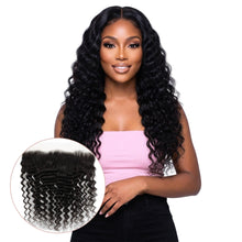 Load image into Gallery viewer, Transparent Lace Human Hair Frontal - Deep Wave 13x4
