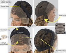 Load image into Gallery viewer, Glueless Frontal Box Braid Wig
