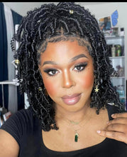 Load image into Gallery viewer, Glueless Short Butterfly Locs Wig - Rebecca
