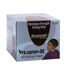 Load image into Gallery viewer, Graham Beauty Wrapp-It Styling Strips, Black
