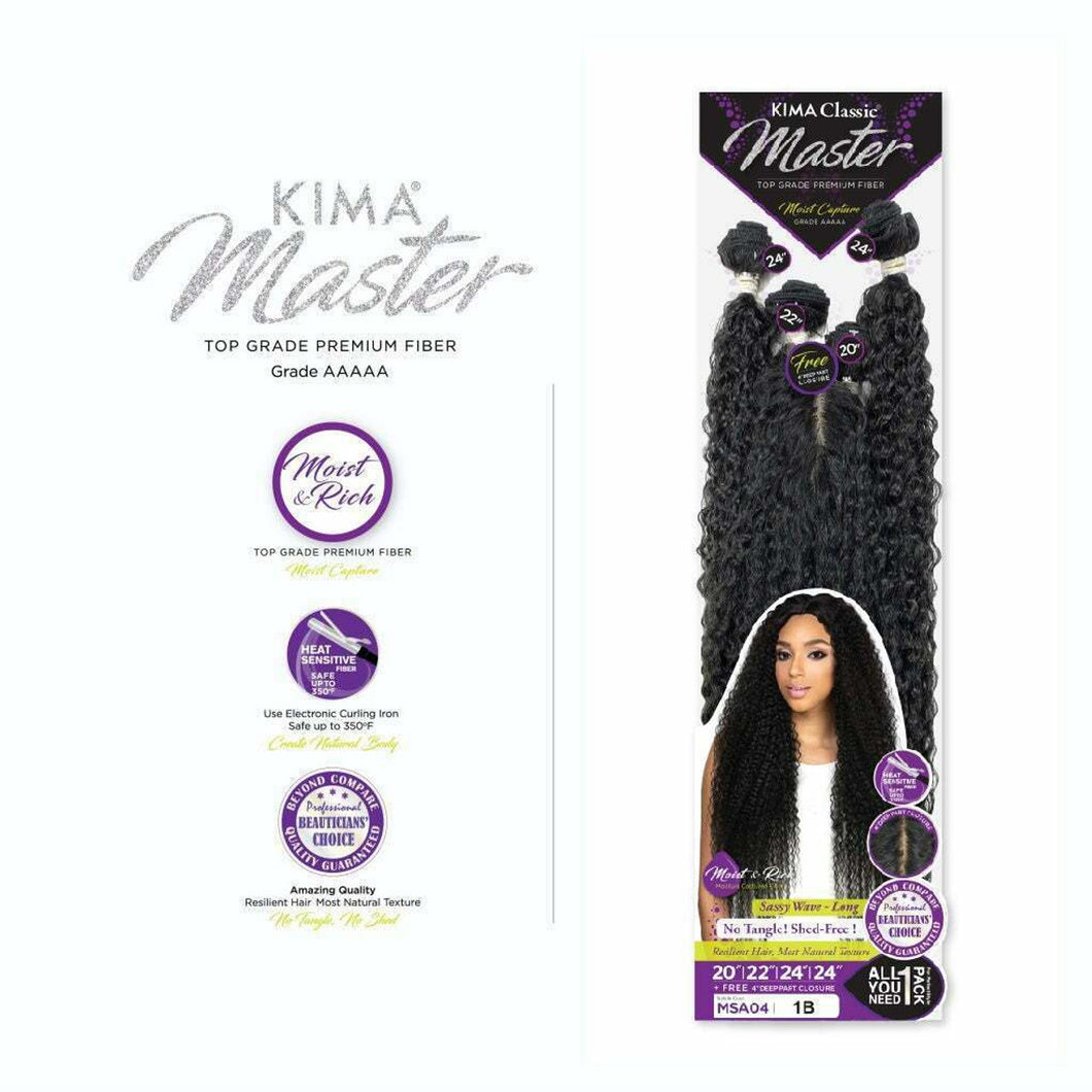 Kima Classic Master MSA04 Sassy Wave-Long - 20