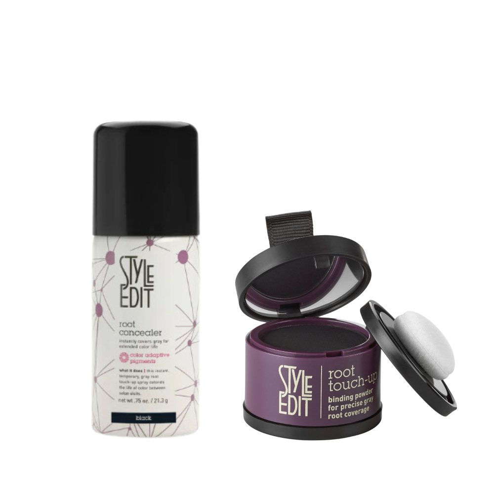 Style Edit Touch Up Powder and Concealer Spray DUO - Brunette Travel Size
