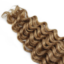 Load image into Gallery viewer, 100% Human Bulk Braiding Hair - Honey Blonde Deep Wave, 27
