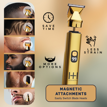 Load image into Gallery viewer, Hot &amp; Hotter All-In-One Cordless Grooming Trimmer Kit, 1 Count, Gold
