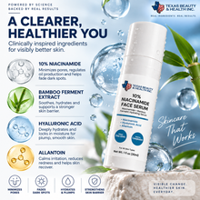 Load image into Gallery viewer, 10% Niacinamide Serum for Glowing, Pore-Minimized Skin | Hydrating Face Serum with Hyaluronic Acid
