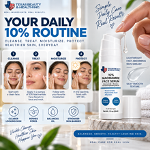 Load image into Gallery viewer, 10% Niacinamide Serum for Glowing, Pore-Minimized Skin | Hydrating Face Serum with Hyaluronic Acid
