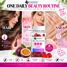 Load image into Gallery viewer, Hair, Skin &amp; Nails Gummies with Collagen &amp; Biotin – Beauty Support for Women

