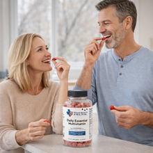 Load image into Gallery viewer, Daily Essential Multivitamin Gummies for Adults – Strawberry Flavor – Immune, Energy &amp; Wellness Support – 60 Gummies
