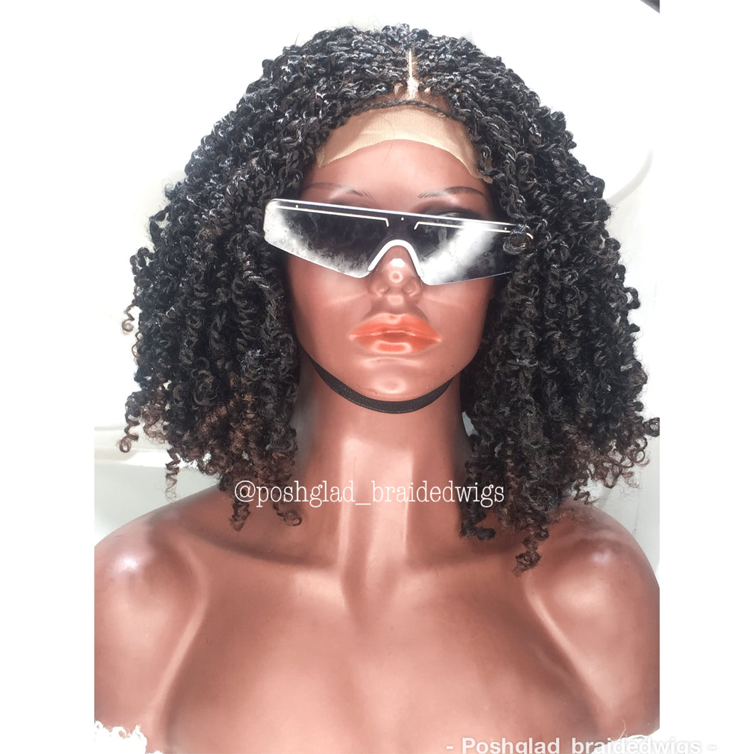 Glueless Neck Length Spring Twist Wig