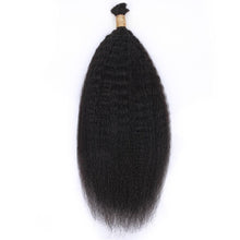Load image into Gallery viewer, Kinky Straight Bulk 100% Human Braiding Hair
