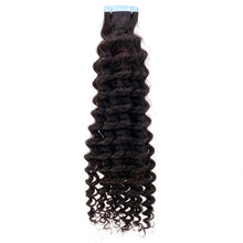 Load image into Gallery viewer, 100% Human Hair Tape In Extensions - Kinky Curly
