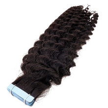 Load image into Gallery viewer, 100% Human Hair Tape In Extensions - Kinky Curly
