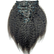 Load image into Gallery viewer, Kinky Straight Clip-In 100% Human Hair Extensions
