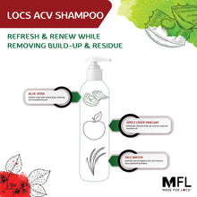 Load image into Gallery viewer, Made For Locs Vegan Apple Cider Vinegar Shampoo
