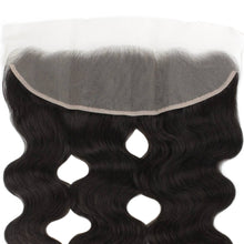Load image into Gallery viewer, Malaysian Body Wave 13x4 Transparent Lace Human Hair Frontal
