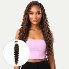 Load image into Gallery viewer, Medium Brown Deep Wave Color 4 Bulk 100% Human Braiding Hair

