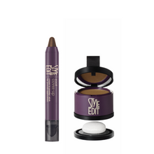 Load image into Gallery viewer, Style Edit Cover Up Stick and Touch Up Powder DUO - Brunette
