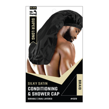 Load image into Gallery viewer, Mr. Durag Shower &amp; Conditioning Cap Braid, 1 Count, Black
