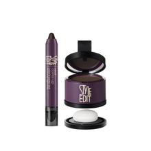 Load image into Gallery viewer, Style Edit Cover Up Stick and Touch Up Powder DUO - Brunette

