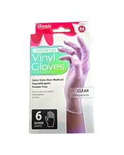 Load image into Gallery viewer, Annie Clear Vinyl Gloves, 6 pr
