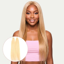 Load image into Gallery viewer, 100% Human Hair Tape In Extensions - Raw Blonde Straight
