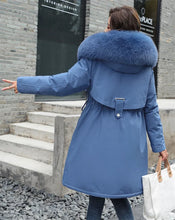 Load image into Gallery viewer, Women's Winter Parka, Hooded Fur Collar Thick Warm Long Coat

