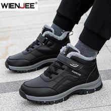 Load image into Gallery viewer, Mens Waterproof Winter Snow Boots – Warm Durable Outdoor Shoes
