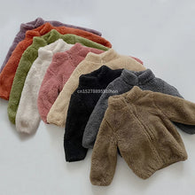 Load image into Gallery viewer, Kids Winter Coat – Warm Fleece Jacket
