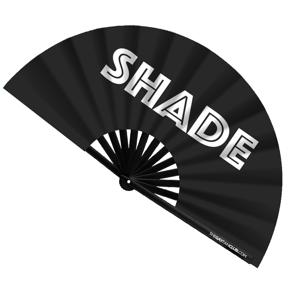 Throw Shade Hand Fan