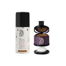 Load image into Gallery viewer, Style Edit Touch Up Powder and Concealer Spray DUO - Brunette Travel Size
