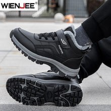 Load image into Gallery viewer, Mens Waterproof Winter Snow Boots – Warm Durable Outdoor Shoes
