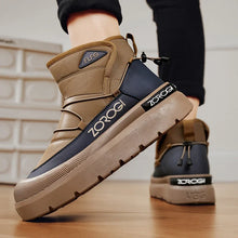 Load image into Gallery viewer, Mens Winter Ankle Boots – Warm Durable Outdoor Shoes
