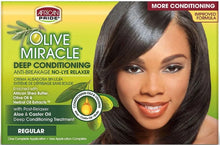 Load image into Gallery viewer, African Pride Olive Miracle Deep Conditioning Relaxer, Regular
