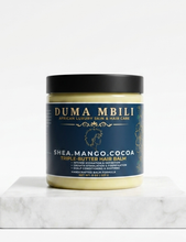 Load image into Gallery viewer, Duma Mbili Shea • Mango • Cocoa Triple-Butter Hair Balm

