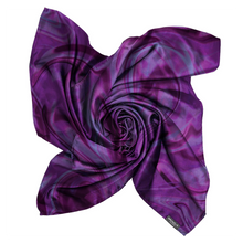 Load image into Gallery viewer, Broadus Collection Headwrap Scarf by Shante &amp; Snoop Dogg, Purple Butterfly
