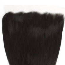 Load image into Gallery viewer, Transparent Lace Human Hair Frontal - Brazilian Straight 13x4

