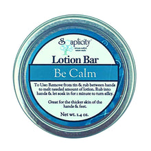 Load image into Gallery viewer, Be Calm Lotion Bar

