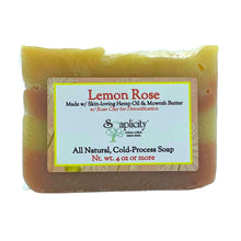 Load image into Gallery viewer, Lemon Rose Natural Soap Bar
