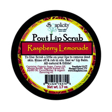 Load image into Gallery viewer, Raspberry Lemonade Pout Lip Scrub - Seasonal
