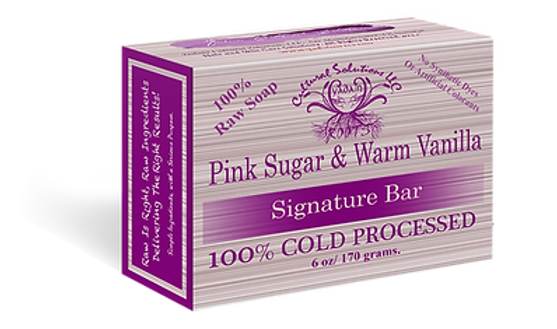 100% Raw Soap Bar, 6 oz