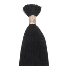 Load image into Gallery viewer, 100% Human Bulk Braiding Hair - Yaki Straight
