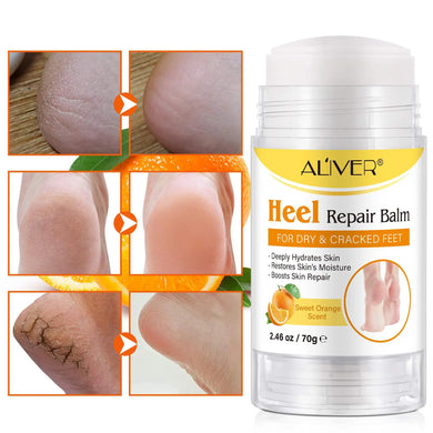 Cracked Heel Treatment , Cracked Feet, Heals and Moisturizes for Healthy Feet, Sweet Orange Scentl, 2.4 Oz
