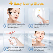 Load image into Gallery viewer, Firming Removal Device for Neck Face, Facial and Neck Massage Kit, Double Chin Reducer Vibration Massager for Skin Care,Improve, Firm, and Smooth, White
