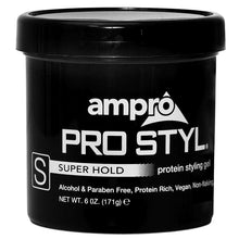 Load image into Gallery viewer, Ampro Styling Gel Protein Black-Super Hold
