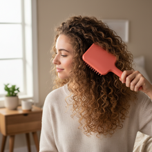 Load image into Gallery viewer, Annie Effortless Detangler Paddle Brush, 1 Count, Orange
