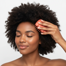 Load image into Gallery viewer, Annie Effortless Detangler Scalp Massage Brush, 1 Count, Orange
