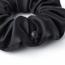 Load image into Gallery viewer, Annie Satin Adjustable Hair Scrunchie Large, 1 Count, Black
